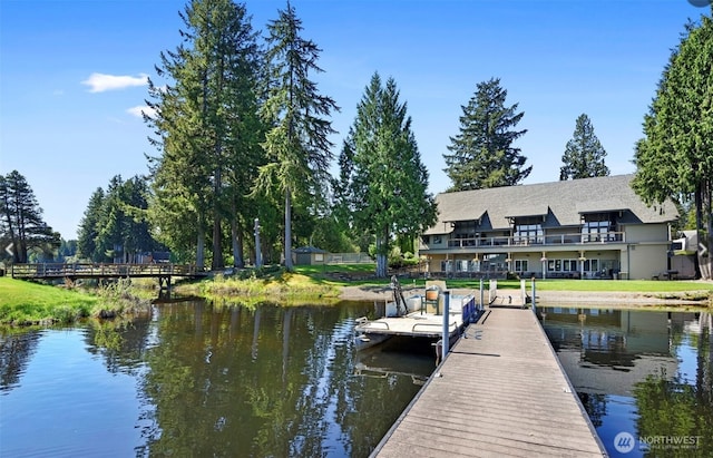1681 E Saint Andrews Dr N, Shelton, WA 98584 - dock area featuring a water view