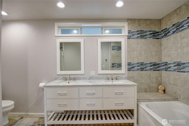 7493 State Route 9, Sedro Woolley, WA 98284 - bathroom featuring a bath and double vanity
