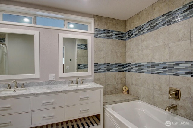 7493 State Route 9, Sedro Woolley, WA 98284 - bathroom with a bath and double vanity