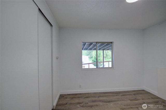 7493 State Route 9, Sedro Woolley, WA 98284 - unfurnished bedroom featuring wood finished floors and a closet