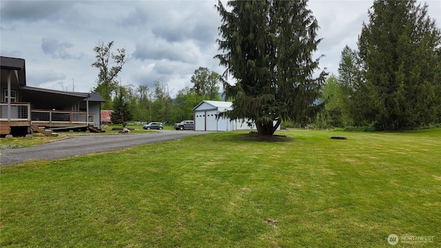 7493 State Route 9, Sedro Woolley, WA 98284 - view of green lawn with a garage