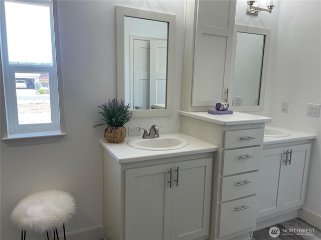926 N Rock Rose Ave, Sequim, WA 98382 - bathroom featuring two vanities