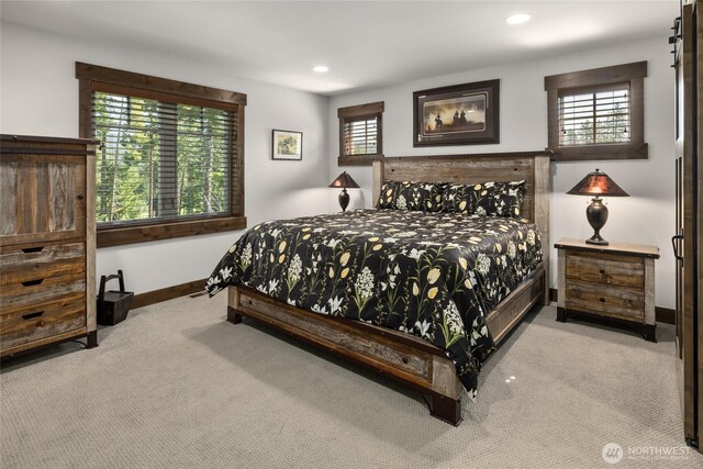 151 Miners Camp Way, Cle Elum, WA 98922 - bedroom featuring carpet floors and recessed lighting