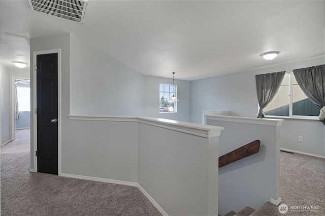 1407 196th St E, Spanaway, WA 98387 - hallway featuring carpet and an upstairs landing