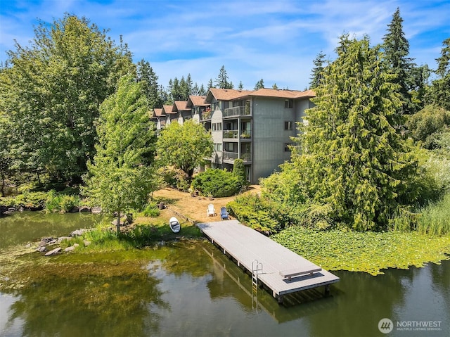 19428 Aurora Ave N Unit 427, Shoreline, WA 98133 - dock area featuring a water view