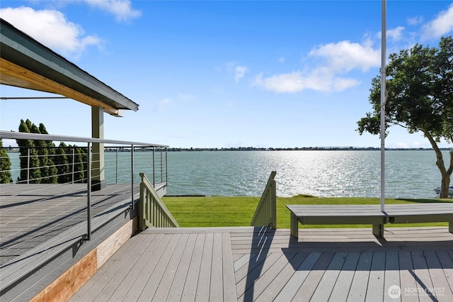 2102 NE Elgin Rd, Moses Lake, WA 98837 - dock with a water view and a yard