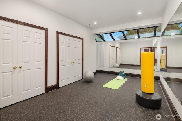 1214 Warren Ave N, Seattle, WA 98109 - workout area with recessed lighting
