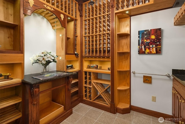 1214 Warren Ave N, Seattle, WA 98109 - wine area with baseboards