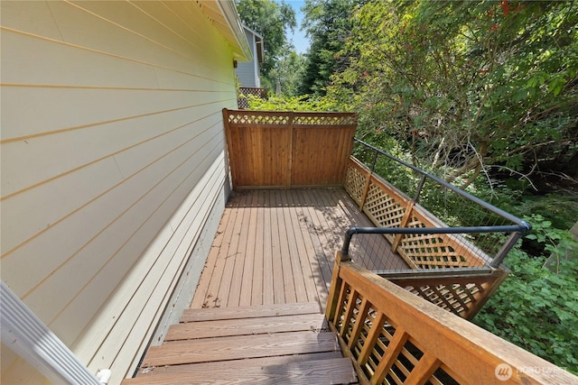 2702 Shannon Point Rd, Anacortes, WA 98221 - view of wooden terrace