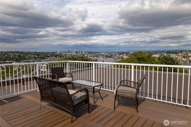 559 Mcgraw St Unit 204, Seattle, WA 98109 - view of wooden deck