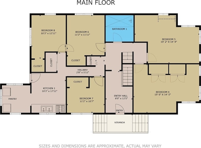 4715 19th Ave NE, Seattle, WA 98105 - view of floor plan / room layout