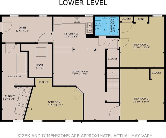 4715 19th Ave NE, Seattle, WA 98105 - view of floor plan / room layout