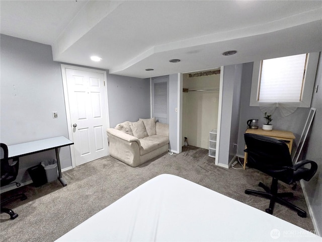 4715 19th Ave NE, Seattle, WA 98105 - bedroom with carpet floors and recessed lighting