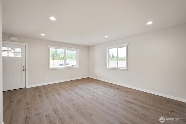 8256 Gold Run Dr, Maple Falls, WA 98266 - foyer with wood finished floors and recessed lighting