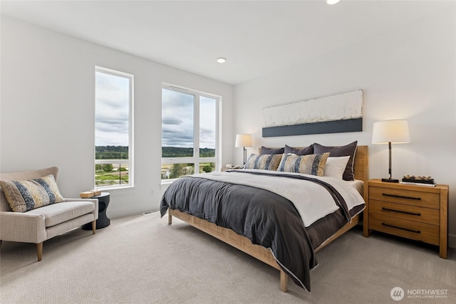 12257 137th Pl NE Unit 2901, Redmond, WA 98052 - bedroom featuring carpet and recessed lighting
