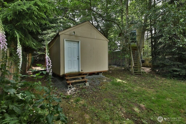 1271 Rickover Dr, Coupeville, WA 98239 - view of shed featuring entry steps