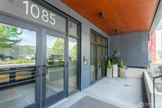 1085 103rd Ave NE Unit 217, Bellevue, WA 98004 - property entrance with french doors