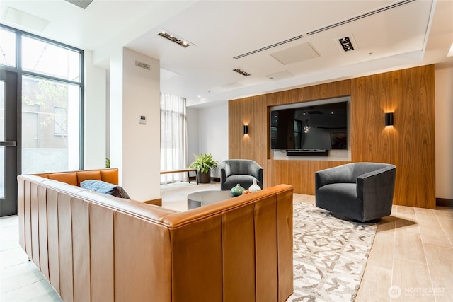 1085 103rd Ave NE Unit 217, Bellevue, WA 98004 - living room with light tile patterned floors