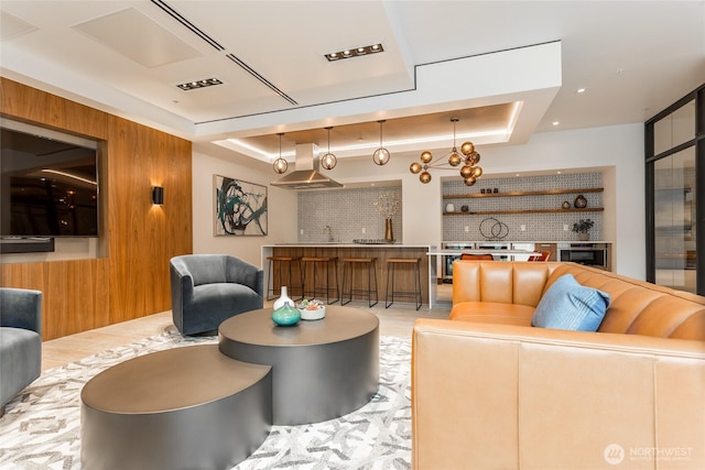 1085 103rd Ave NE Unit 217, Bellevue, WA 98004 - community lobby featuring wooden walls