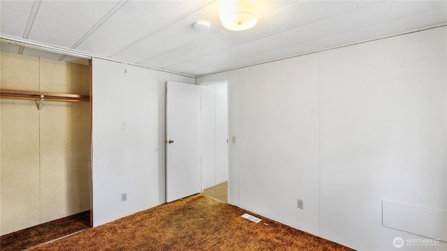 16880 Hwy 112, Clallam Bay, WA 98326 - unfurnished bedroom with carpet flooring and a closet