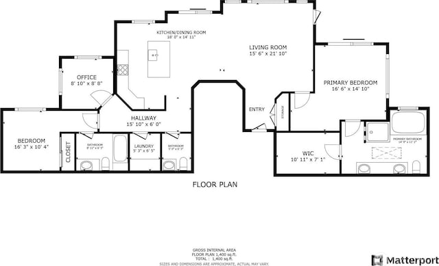 6801 Greenwood Ave N Unit 403, Seattle, WA 98103 - view of room layout