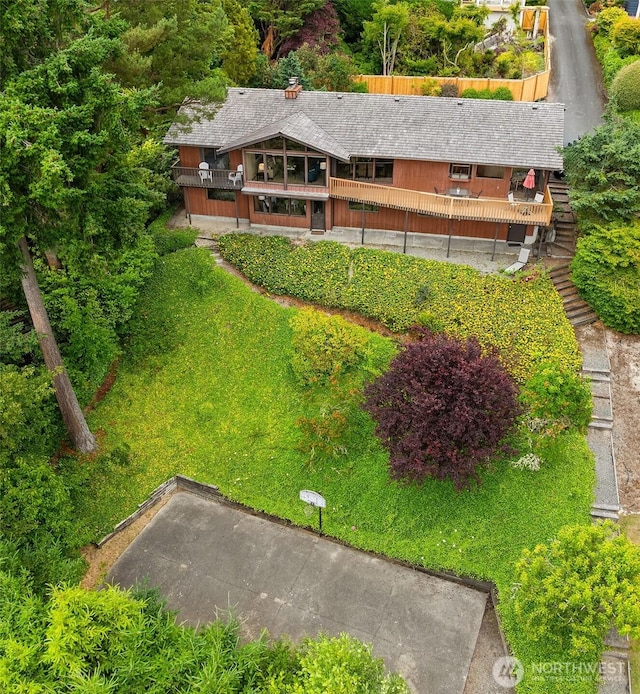 19212 94th Ave W, Edmonds, WA 98020 - aerial view of property and surrounding area
