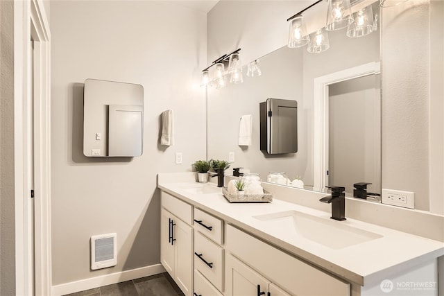 3540 S Graham St, Seattle, WA 98118 - full bath featuring double vanity and baseboards