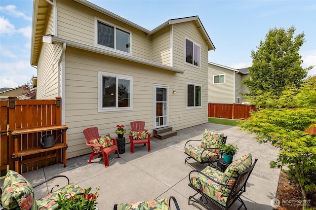 3885 Summersun St, Mount Vernon, WA 98273 - back of property featuring a patio area and entry steps