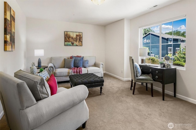 7649 NE 196th St, Kenmore, WA 98028 - living area with baseboards and light carpet