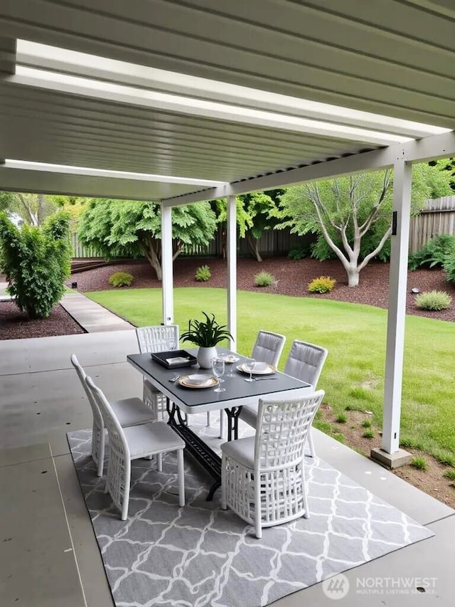 301 Norman St, Sequim, WA 98382 - view of patio / terrace with outdoor dining space