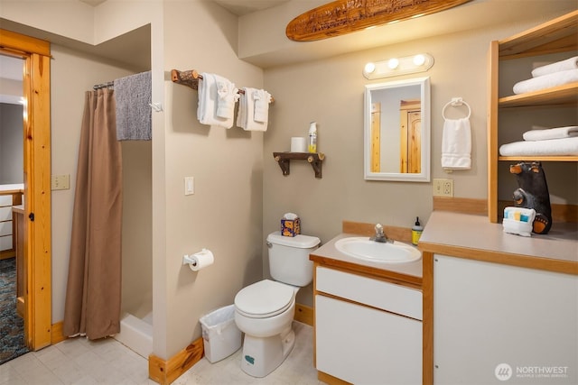 197 Swiftwater Ln, Leavenworth, WA 98826 - bathroom featuring vanity and a stall shower