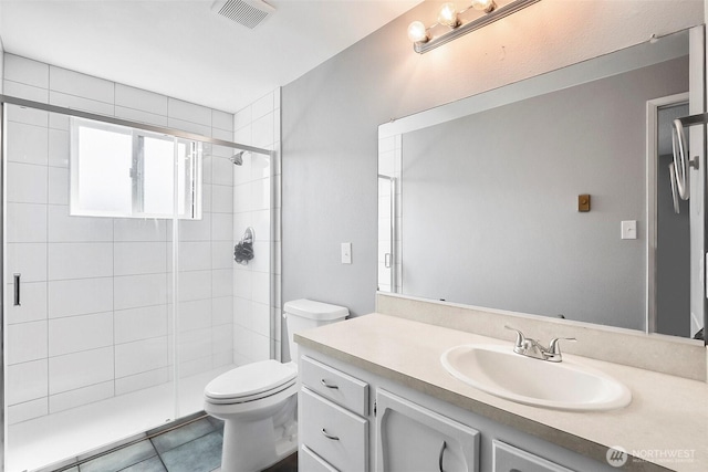 1612 33rd St Unit 102, Everett, WA 98201 - full bath with vanity, a stall shower, and tile patterned floors