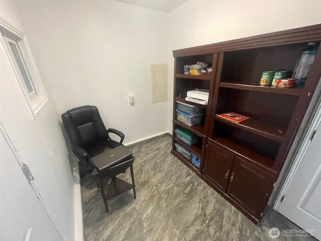 12611 50th Dr SE, Everett, WA 98208 - sitting room featuring electric panel and an office area