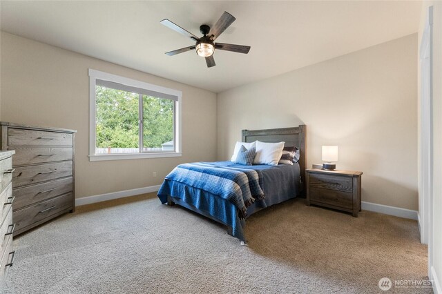 225 N Mcneely St, Buckley, WA 98321 - bedroom with carpet and ceiling fan