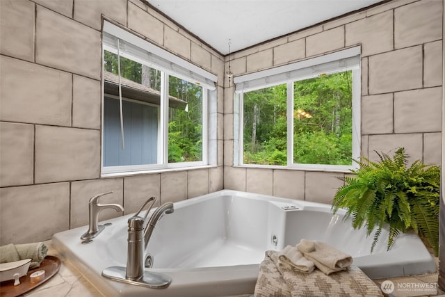 12543 Bear Track Ln SW, Port Orchard, WA 98367 - bathroom with a tub with jets