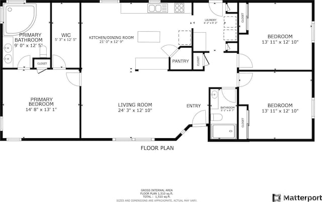 12543 Bear Track Ln SW, Port Orchard, WA 98367 - view of floor plan / room layout