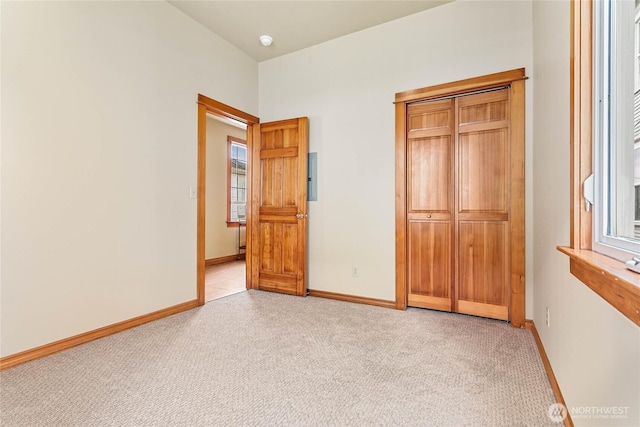 1007 N Forest St, Bellingham, WA 98225 - unfurnished bedroom with light colored carpet and a closet