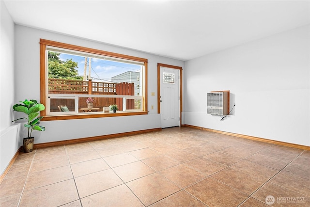 1007 N Forest St, Bellingham, WA 98225 - empty room with heating unit and light tile patterned floors