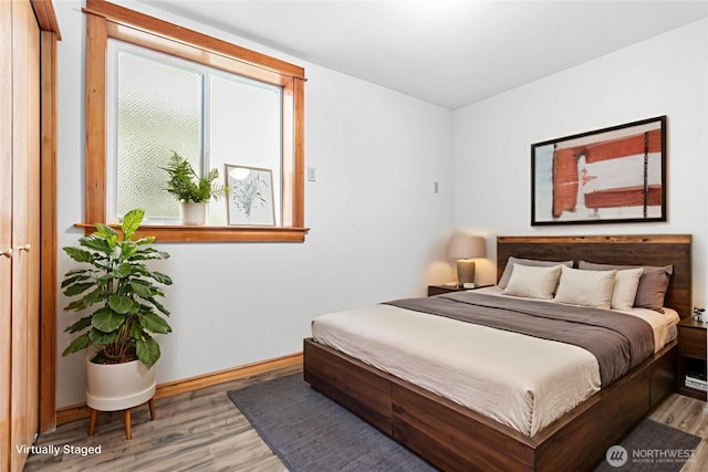 1007 N Forest St, Bellingham, WA 98225 - bedroom featuring wood finished floors