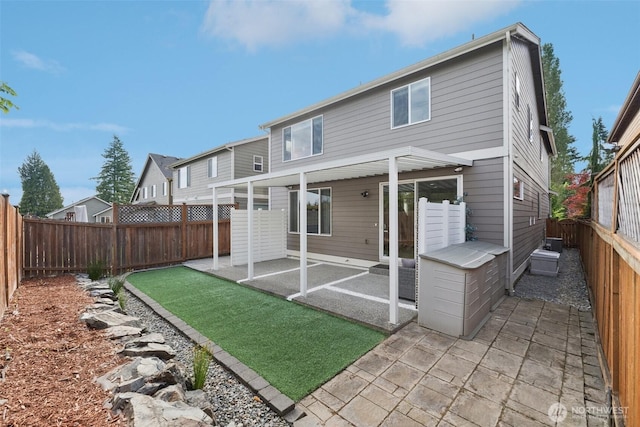 20402 1st Pl W, Lynnwood, WA 98036 - back of house with a patio area and a fenced backyard