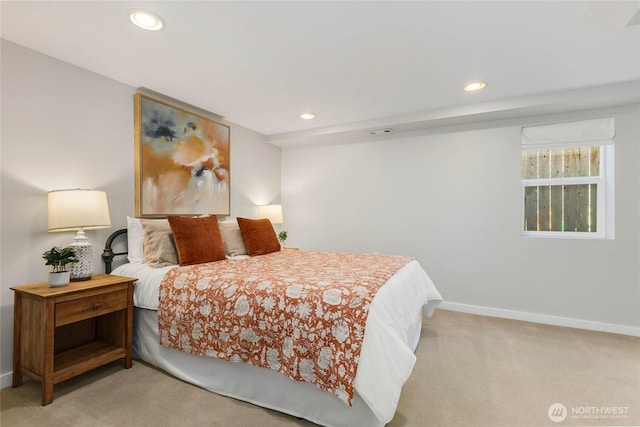 1628 27th Ave, Seattle, WA 98122 - bedroom with light colored carpet and recessed lighting