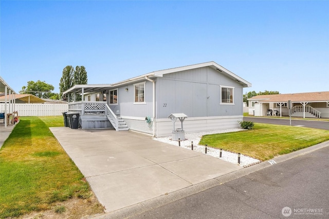 2240 W Broadway Ave Unit 22, Moses Lake, WA 98837 - manufactured / mobile home with covered porch
