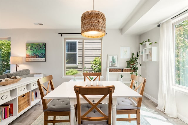29 Etruria St Unit B505, Seattle, WA 98109 - dining space featuring light wood finished floors and plenty of natural light