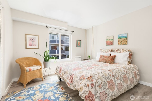 29 Etruria St Unit B505, Seattle, WA 98109 - bedroom with wood finished floors and a closet