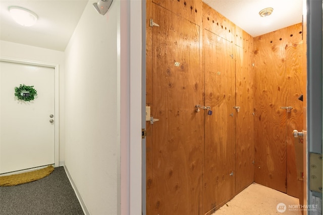 29 Etruria St Unit B505, Seattle, WA 98109 - corridor with carpet flooring and baseboards