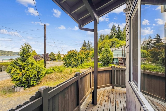 13540 E State Route 106, Belfair, WA 98528 - view of wooden deck