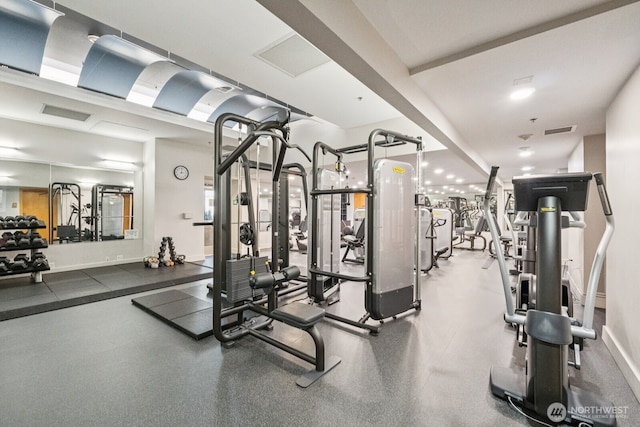 10610 NE 9th Pl Unit C4210, Bellevue, WA 98004 - workout area featuring baseboards