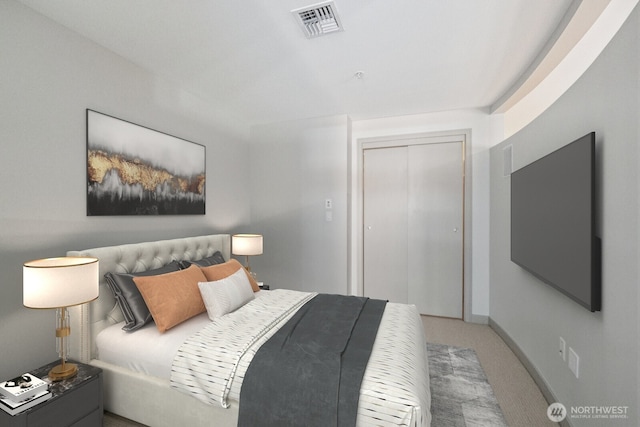 10610 NE 9th Pl Unit C4210, Bellevue, WA 98004 - bedroom with carpet and a closet