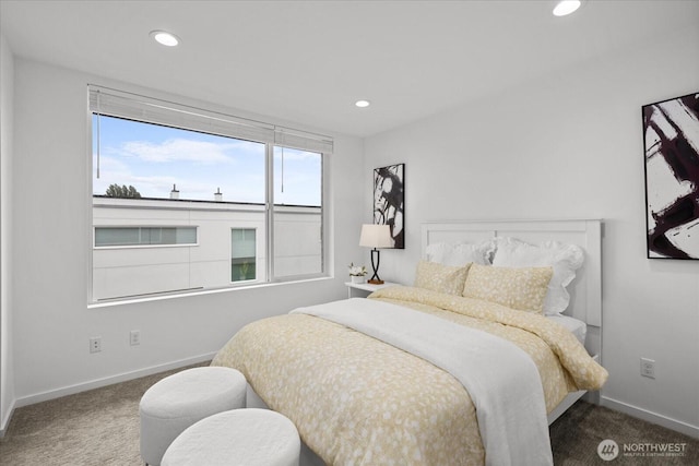 9030 18th Ave SW Unit E, Seattle, WA 98106 - bedroom featuring carpet and recessed lighting