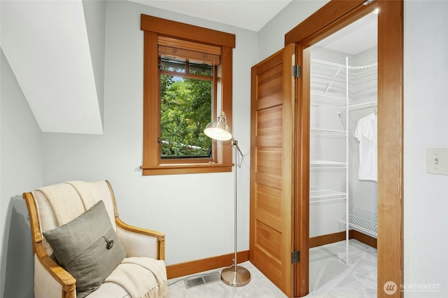 3401 York Rd S, Seattle, WA 98144 - living area featuring baseboards and carpet floors